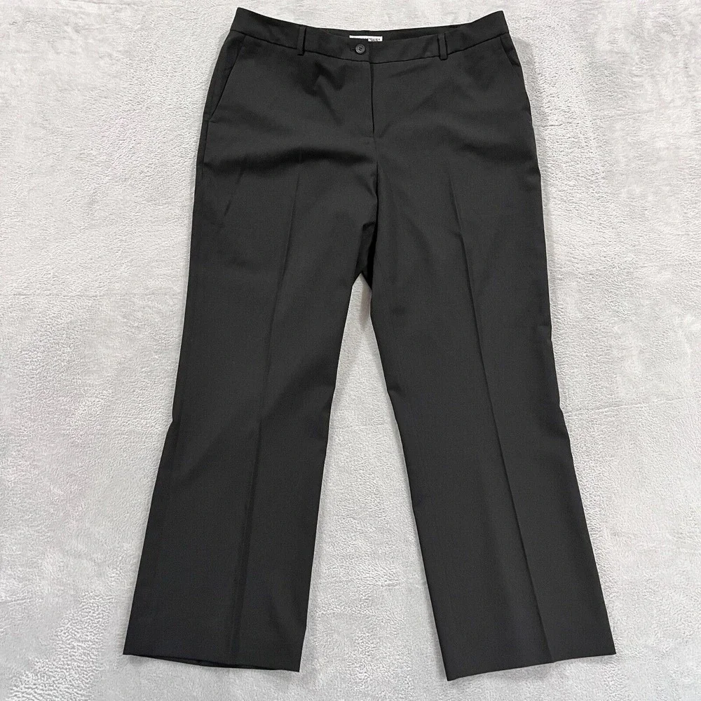 Pendleton Dress Pants‎ Womens 16 Dark Gray Slacks Preppy Office